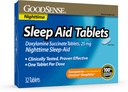GoodSense Sleep Aid Doxylamine Succinate tabletas, 25 mg, 32-contadas, Nighttime Sleep Aid to Help You Fall Asleep