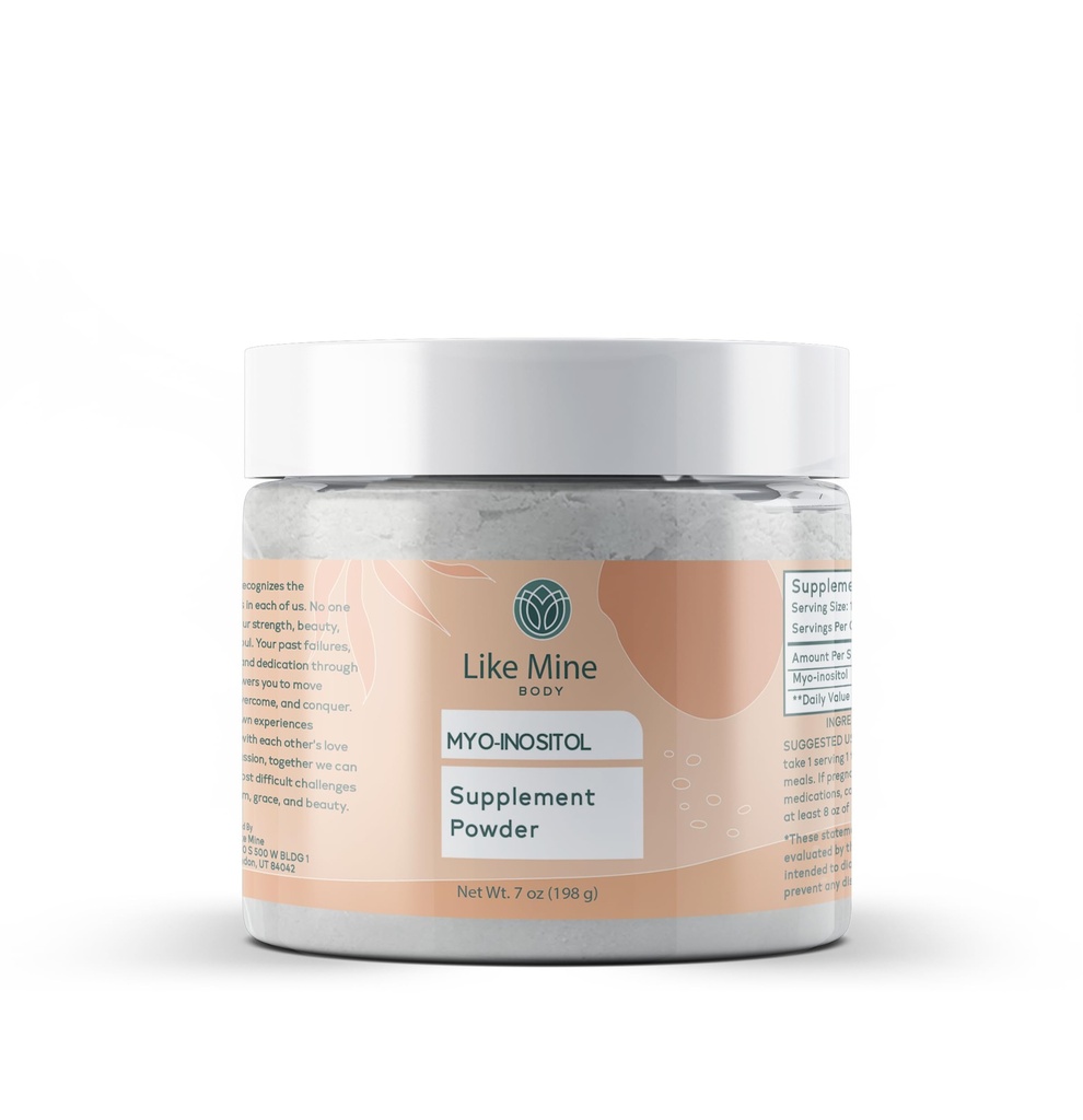 Como Mi Mio-Inositol (7 oz) Vitamina B8, Puro Ingrediente Único con No Fillers, Aditivos