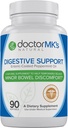 Suplemento de Alivio IBS por Doctor MK's®, 90 cápsulas de aceite de menta picado índico, síndrome de intestino irritable, soporte digestivo Fórmula