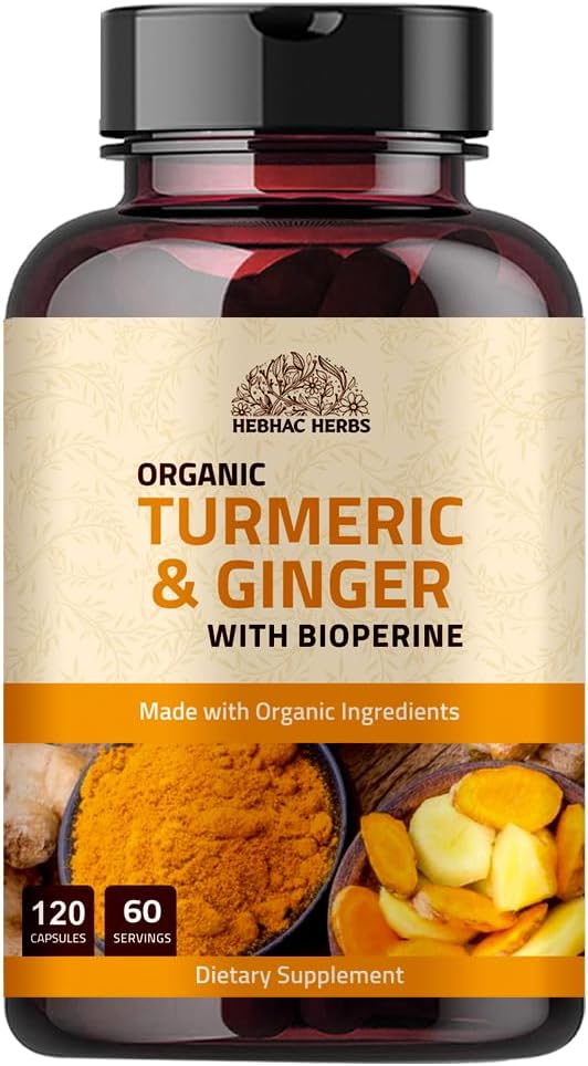 Ginger tormérico con pimienta negra > jengibre 1000 mg 120 cápsulas  sometida Turmeric y suplemento de jengibre con 95% de Curcuminoides ← suplemento de fuerza adicional permanente Apoyo conjunto Suplemento No.