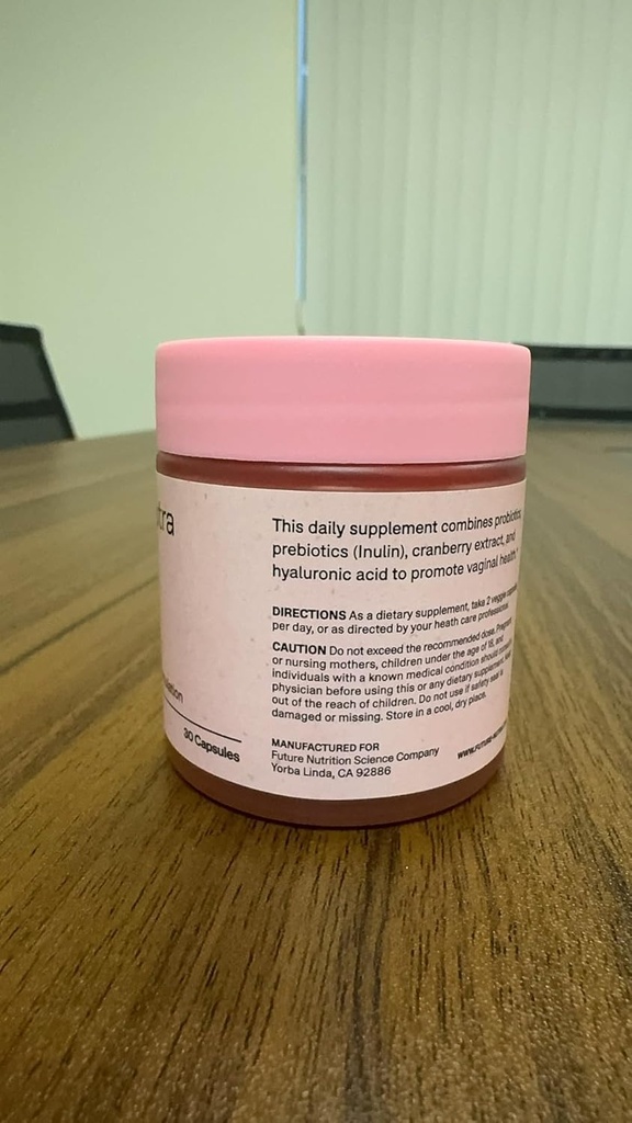 Fórmula de Wellness Vaginal – 15 Billones CFU, 10 Strains for Vaginal Health, Yeast Balance, pH Support, with Prebiotics, Cranberry, " Hyaluronic Acid