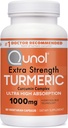 Cunol Turmeric Curcumin Capsules, 1000mg Suplemento Extra Strength, Tecnología Patented Hydro-Soluble, Alternativa a la Curcumina Turmérica con Pepper Negro, 60 cápsulas Veggie