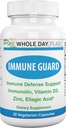 Espectra Vitaminas Immune Guard Natural Immunity Booster, Vitamina D3, Zinc, Inmunolina, Acid Ellagic, 30 cápsulas,