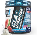 BPI Sports CLA+Carnitine – CLA L Carnitine &amp; Linoleic Acid – L Carnitine Supplement for Weight Loss, Metabolism & Lean Muscle – Caffeine Free – Watermelon Freeze – 50 Servings – 12.34 oz