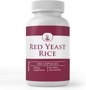 Ingredientes originales puros Extracto de arroz de levadura roja, (100 cápsulas) Siempre puro, sin aditivos ni artillería, Lab Verificado (100 cápsulas)
