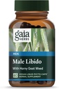 Gaia Herbs Male Libido - Suplemento Herbal con Saw Palmetto, Horny Goat Weed, Maca " Oats - Soporta resistencia, vitalidad " Saldo hormonal para hombres - 60 Vegan Liquid Phyto-Capsules (20-Day Supply)