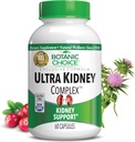 Complejo Botanic Choice Ultra Kidney - Soporte de riñón óptimo con cardo de leche, té verde &amp; 60 cápsulas