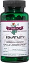 Vitanica FemVitality Libido Supplement for Women, Natural Female Libido Booster for Women, Incrementa la unidad íntima, el deseo y la resistencia, ayuda a la sequedad vaginal, Vegan 60 cápsulas