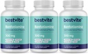 Benfotiamine 300mg (180 cápsulas vegetarianas) (60x3) No Stearates - No Silicon Dioxide - Vegan - No GMO - Gluten Free
