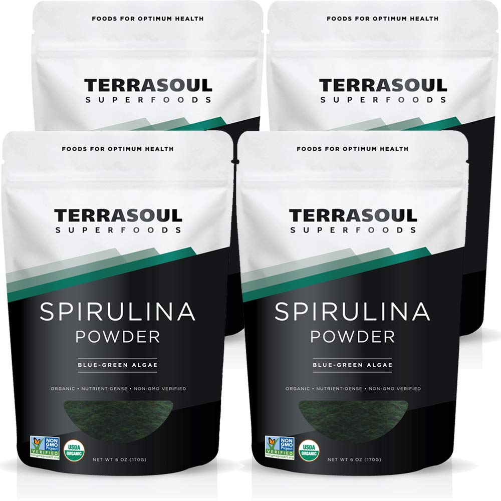 Terrasoul Superfoods Spirulina Powder (Organic), 24 onzas