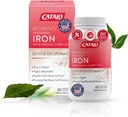 CATALO Iron Supplement for Women with Organic Curry Leaf - Gentle, High Absorption, Vegetarian-Friendly, Stomach-Easy Formula - 60 Tablets
