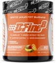 Thermogenic Pre-Workout Energy Powder &amp; Shredding Supplement, Boost Energy Mood & Focus, Sugar Free, Contains Senactiv, Endurance, 300mg Caffeine, N-Acetyl-L-Tyrosine (Mango Orange)