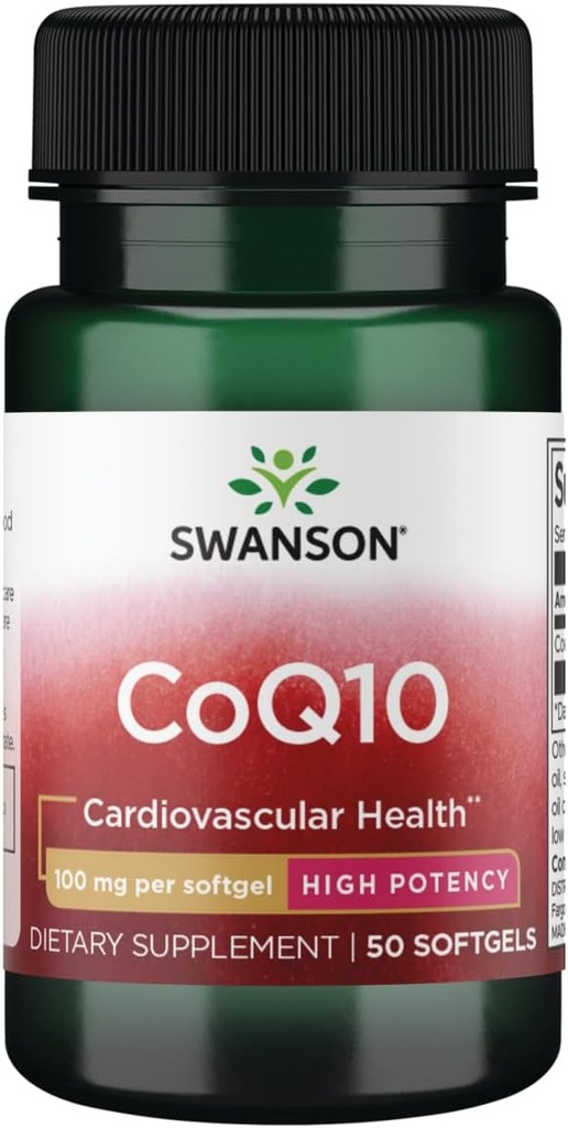 Swanson Coq10 100 Milligrams 50 Sgels