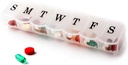 Deke Home - Organizador semanal de píldoras, caja de píldoras de 7 días con grandes combinaciones de tapas de Snap-Shut, Easy Open, BPA Organizador gratuito de medicina plástica para píldoras, vitaminas y suplementos, Viaje amigable