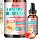Liposomal Glutathione Suplemento 2000mg, Liquid Glutathione gotas con vitamina C, Master Antioxidants for Immune System, Aging Defense, Skin Health, Liver Detox-Superior Absorption, Strawberry 2 Fl Oz