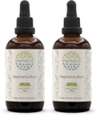 HerbEra Stephania Root B120(2pcs) Alcohol-Free Herbal Extract Tincture, Concentrated Liquid Drops Natural Stephania Root (Stephania Tetrandra) Dried Root (2x4 fl oz)