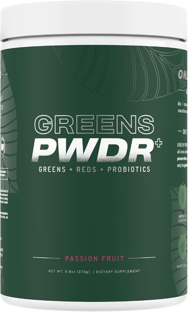 PWDRS Greens, Reds &amp; Probiotics for Digestion, Energy &amp; Immunity ¦ Fight Inflammation &amp; Improve Gut Health TEN Superfoods & Antioxidants TEN TODO Natural