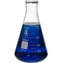 500ml Raza estrecha Erlenmeyer Flask, 3.3 Borosilicate Glass, Karter Scientific 213G29 (Single)