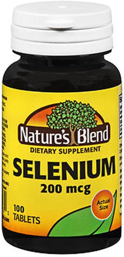 Selenio de la naturaleza 200 mcg 100 Tabletas