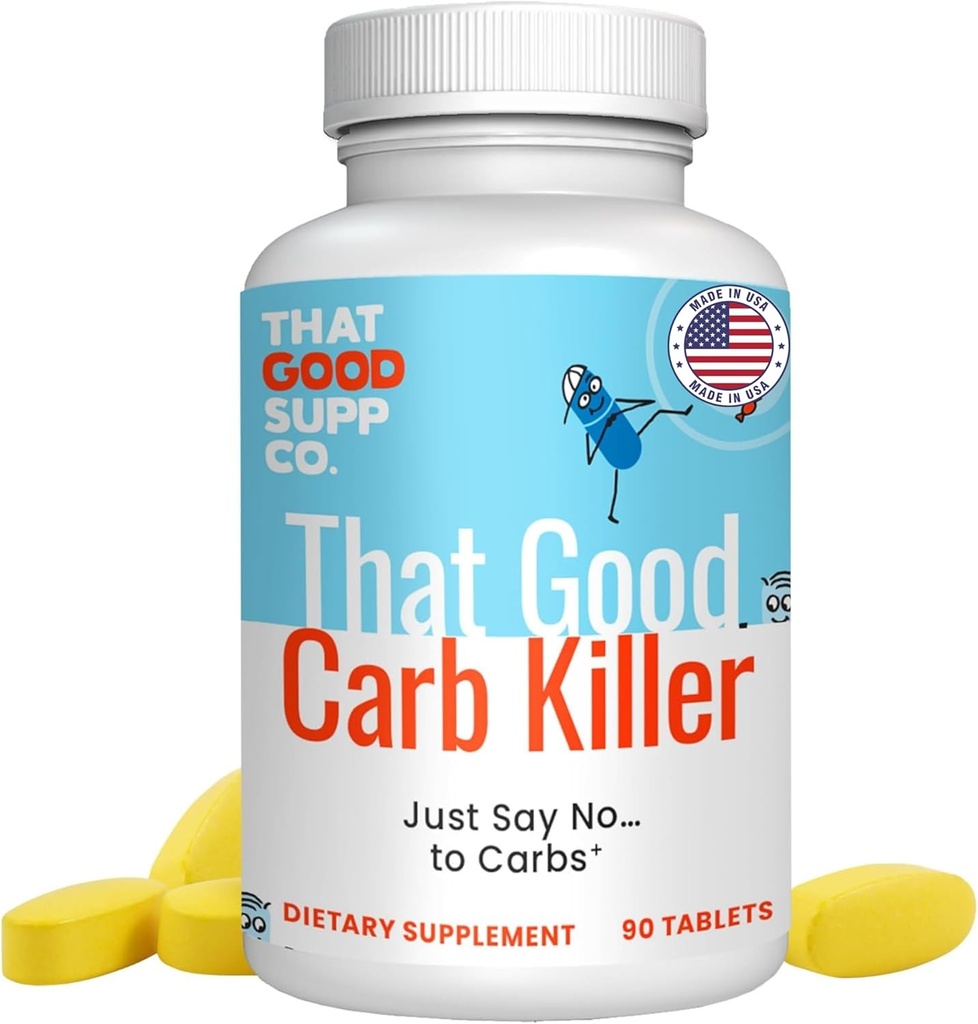 Que buena supp Co que buen asesino de carbohidratos - Carb Blocker Pills for Weight Maintenance Goals - Abpetite Blocker, Kills Sugar & Carb Craving - Safe & Keto Friendly Formula - Made in USA