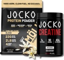 Jocko Fuel Bundle - Vanilla Mölk Protein Powder + Creatine Monohydrate Powder for Men & Women - Bundle for Atheltic Performance, Recovery, & Muscle Growth