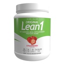 Lean1 Meal Reemplazo Protein Shake, Strawberry Flavor, 15 Tubo de servicio