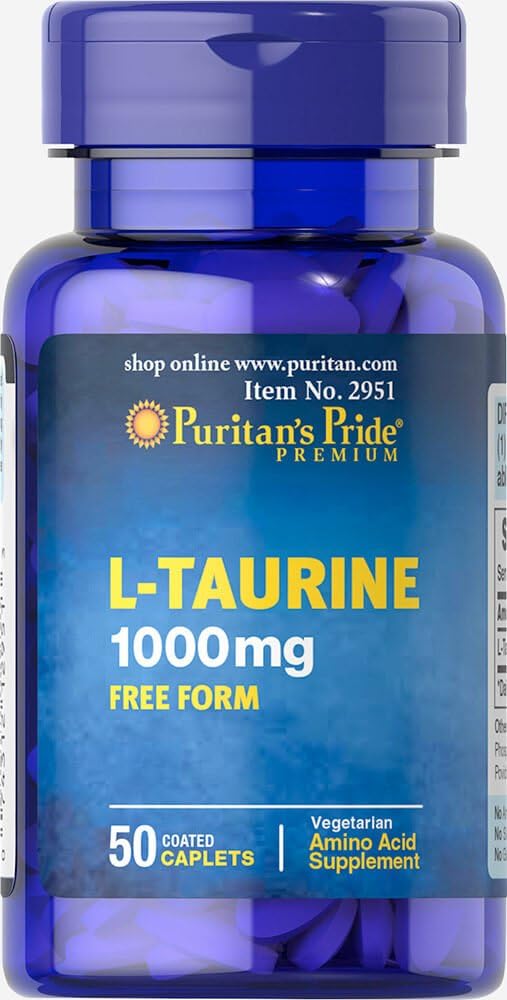 Pride de Puritan L-Taurine 1000 mg-50 cápsulas