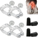 Agupeace Dispositivo de Alivio de Tinnitus, Clip de Alivio Anti Tinnitus, Dispositivo para Parar el Anillo de Orejas, Alivio de Tinnitus para Anillos 2pares