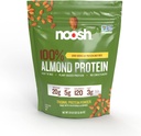 NOOSH Planta base Almendra Protein Powder Desarrollado 35 Gram - Vegan, Todos los ingredientes naturales, no GMO, Gluten Free, Kosher, Peanut Free, Soy Free, Dairy Free (Unflavored)