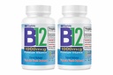 Nutrisalud Products Vitamina B12 de alta potencia, 1000mcg, Set de 2 frascos con 100 tabletas c/u. Combate Anemia, fatiga, aumenta la energia, revitaliza el sistema nervioso.
