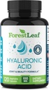 ForestLeaf Hyaluronic Acid Suplementos ← 100mg High Bioavailable Dietary Hyaluronic Acid Powder Capsules + 50mg VIT C ← Soporta la hidratación de la piel, la lubricación conjunta, Anti-Aging, Pelo &amp; Nails Ø 120 Caps