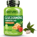 NATURELO Glucosamine Chondroitin MSM con Boswellia y Vitamina C - Suplemento para Confort Conjunto, Movilidad y Fuerza - 120 cápsulas