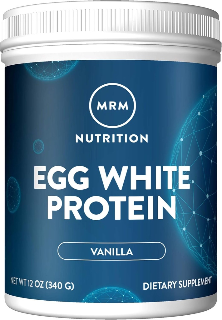 Modificador de respuesta metabólica, Vainilla de proteína blanca de huevo 12 oz