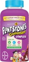 Flintstones Vitaminas Gummies completas, Vitaminas para niños con vitamina C para niños pequeños y niños, Multivitamina para niños con vitamina A, B6, B12, E " Zinc, 180 Condes