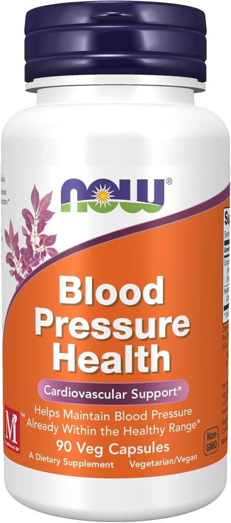 Ahora Foods Blood Pressure Health 90 Vcaps, 2 Pack