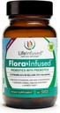 Life Infused - Flora Infused Probiotics with Prebiotics – 50 Billion CFU, 13 cepas, un Proprietary Enzyme Blend to Promote Digestive Health and Enhance Immune Function. Vegan - 60 cápsulas