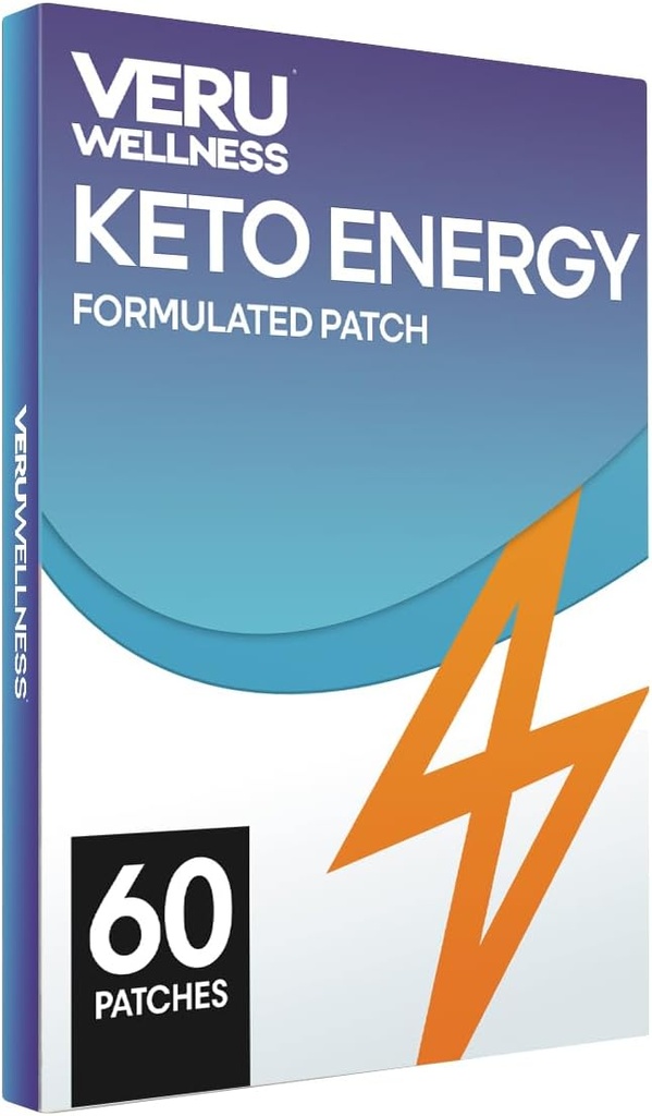Keto Full Daily Patch - Utilizar la grasa para la energía con Ketosis, Energía & Focus Keto Formula Apple Cider Vinegar MCT - 60 días