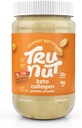 Tru-Nut Keto Collagen Protein Powder (Peanut Butter, 10.6 oz) - Peanut Butter Collagen Protein Powder - Grande para Smoothies, Shakes, Keto Diet Meals y Snacks