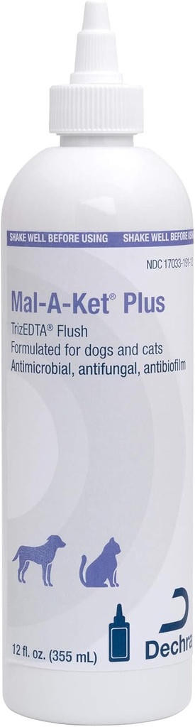 Mal-A-Ket Plus TrizEDTA Flush for Dogs and Cats, 12 oz