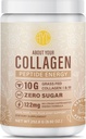 Peptide Energy Collagen Powder Hair, Nail, Skin, Type I & III,Caffeine for Energy, Vitamina C, Biotina, Acid hialurónico, Cero Sugar – 8.92 oz (Horchata)