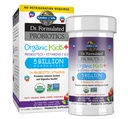 Jardín de la vida Dr. Probióticos Formulados Niños Orgánicos + Más Vitamina C & D - Cereza de Berry - Gluten, lácteos &amp; Soy Libre Inmune &amp; Suplemento de Salud Digestivo, No Añadido Azúcar, 30 Chewables (Estable de Estante)