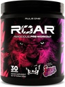 Regla 1 R1 Roar - Pre-Workout Powder con Creatina, Beta-Alanina, Citrulline, Electrolitos &amp; Caffeine (30 Servimientos, Wild Grape)