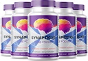 5 Pack) Cápsulas de enfoque de núcleo XR sináptica, Cápsulas de cerebro XR sinápticas, suplemento natural para la función de salud cognitiva, SynapticXR, Fórmula 300 sináptica para 5 meses