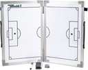 Soccer Innovations Hinged Magnetic Tactic Coaching Board, Extremely Portable Dry Erase White Board for Soccer Coaches of All Levels to Perform Tactical Analysis.