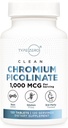 Tipo Zero Clean Chromium Picolinate Tablets (120 Servings, 1,000 MCG Por Serving) - Non-GMO, Gluten Free