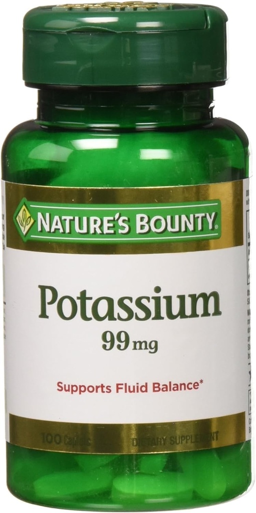 Bounty Potassium Gluconate 300 Caplets (3 X 100 Botellas Cuenta)