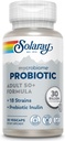 SOLARAY Mycrobiome Probiótico Adulto 50 Plus Fórmula, Probióticos para Mujeres y Hombres, Digestión Saludable, Metabolismo, Energía, Colon y Urinary Tract Support, 30 Billion CFU, 30 Servings, 30 VegCaps