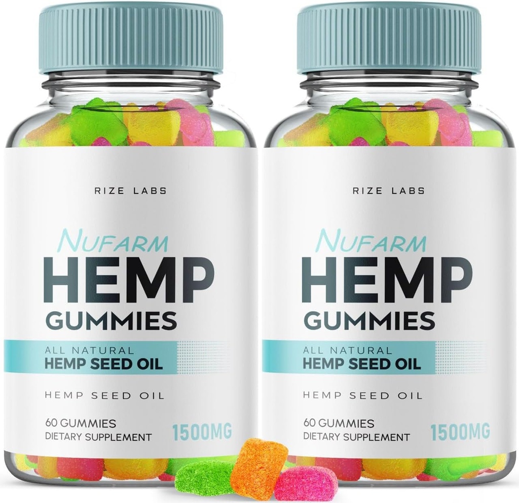 rize labs (Pack of 2 Nufarm Gummies, Advanced Formula Gummy for Better Sleep, Supplement to Support Total Body Balance, Gummies for Healthy Mind and Body, Nu Farm Gomitas Review (120 Gummies)