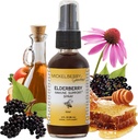 Mickelberry Gardens Elderberry Honey Propolis Throat Spray - Natural Immune Support and Throat Coat for Kids and Adults (2 onzas)