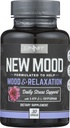 Nuevo suplemento dietético, Mood &amp; Relax, Daily Stress Support, Gluten Free, 30 cápsulas